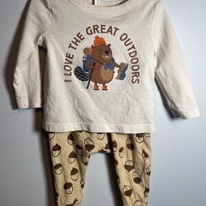 Joe Fresh Cream Baby Outfit